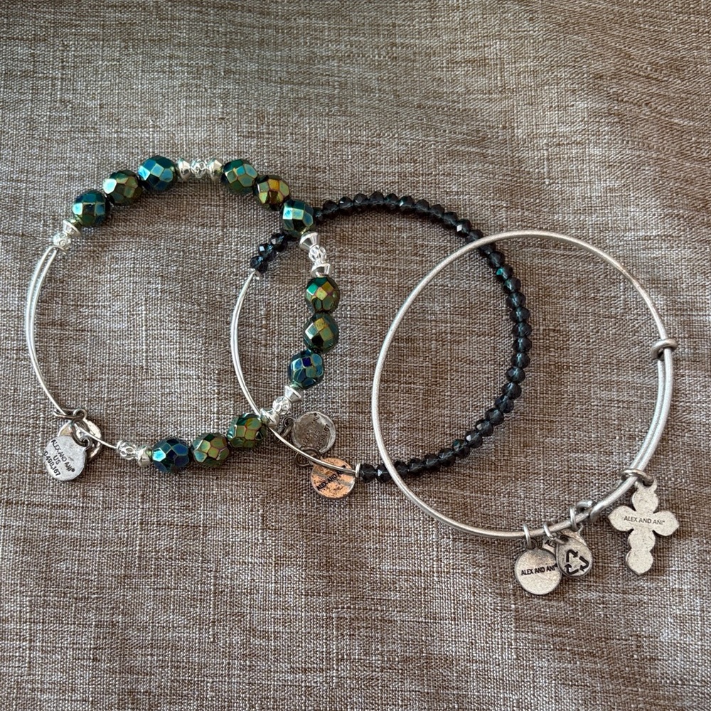 Alex and Ani Bangle Bracelet Trio